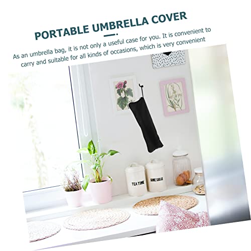 Homoyoyo 3Pcs Bag Water Resistant Umbrellas Home Hanging Case Pouches Organizer Yellow Proof Carrying For Zipper Folding Portable Outdoor School Car Fiber Xxinch Wet Pouch Bags #TOP1
