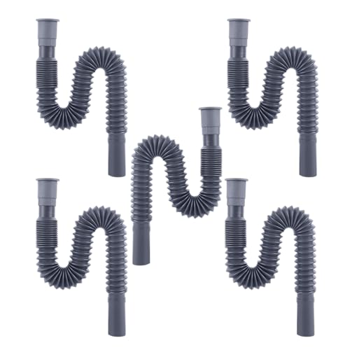 Ruhnjyg Köksvask Avloppsrör,Flexibelt Rörkit Under Vasken | Badrumsaccessoar, Lukttät Avloppsrör För Badrum Hotell Studentrum Lägenhet