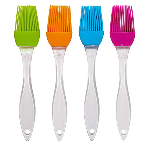 4 Pcs Silicone Basting Brush and Pastry Brushes