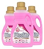 Woolite 3 x 750ml Laundry Care Liquid for Delicates Fabrics Hand & Machine Wash