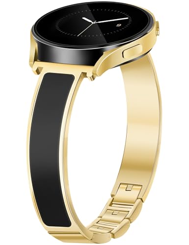 Bracelet de montre fin doré 20mm, finitions haut de gamme pour Galaxy Watch 7 et 6 Classic