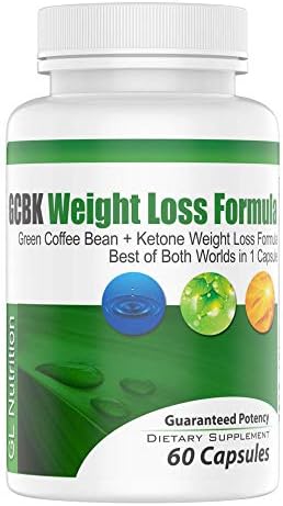 Great Lakes Nutrition Green Coffee Bean Extract Capsules with Ketone Weight Loss Dietary Supplement for Men & Women, 60 Capsules
