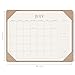 Jotsome Desk Calendar 2026 - 2027 with Desktop Mat, Large Desk Pad Calendar From Now to June 2027 22x17 inch, Desk Blotter Calendar for Home Office and School, Easy Planning, Gift for the Holidays, Apricot
