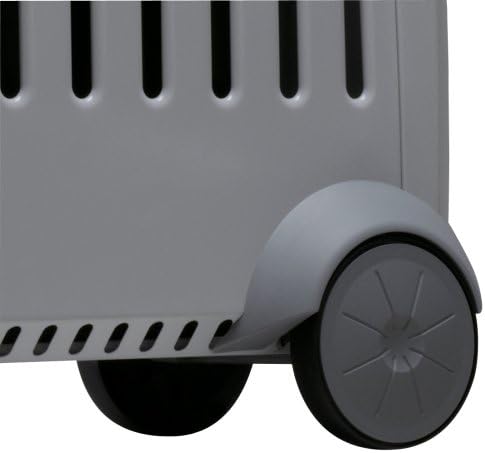 Sun mo tipetipe view of the wheels on the Dimplex CADIZ Oil Heater