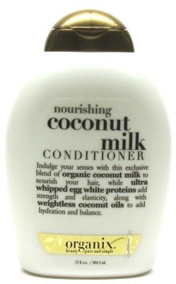 Organix Conditioner Coconut Milk 13 oz. Nourishing (3-Pack) with Free Nail File