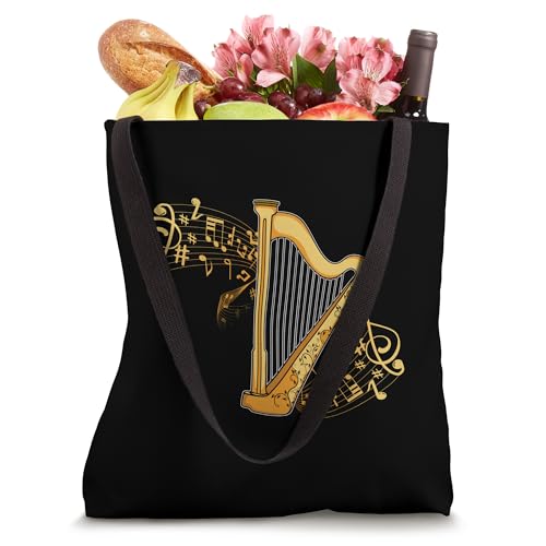 Bolso tote para amantes del arpa: para mujeres, hombres y niñas miniatura 4
