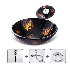 Vnnhgb X4116 Glas-Tischwaschbecken-Set