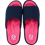 [ラガルト] オンバランス 健康サポート 健康 スリッパ シューズ 良い姿勢 体幹バランス かかと 足裏 アーチサポート 歩きやすい フィットオン 低反発クッション コンフォート 前開き メンズ レディース オールシーズン対応 M ネイビー