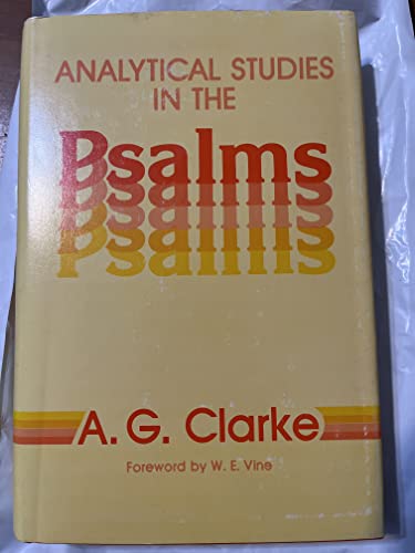 Analytical Studies in the Psalms 0825423228 Book Cover