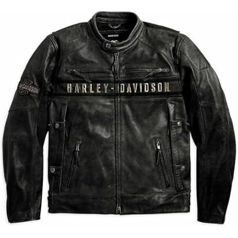 LA-MEJOR Men’s Passing Link Biker Jacket – Triple Vents Moto Cafe Racer Black Motorcycle Jacket (as1, alpha, x_s, regular, regular, Faux Leather) Cover