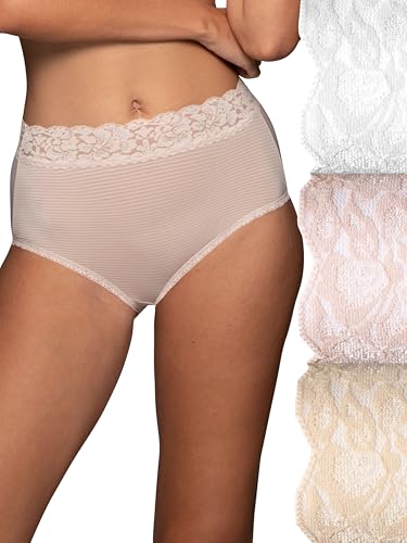 Image of Vanity Fair Women's Flattering Lace Panties: Lightweight & Silky with Superior Stretch