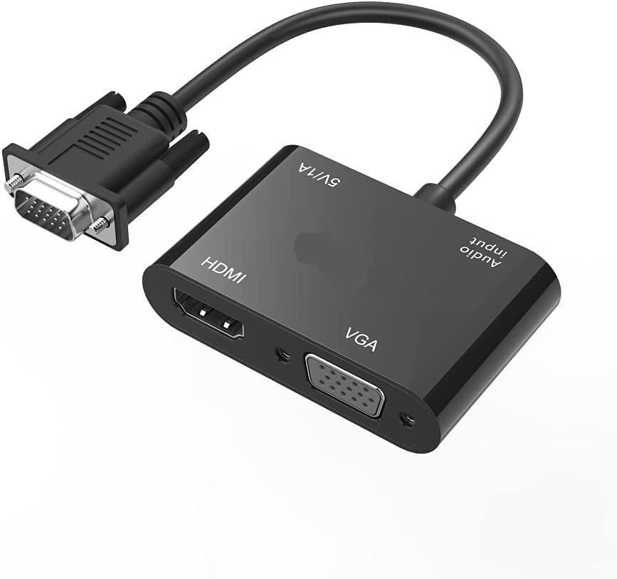 VGA to HDMI VGA Adapter, 1080P VGA Splitter (1 in 2 Out) for Computer, Desktop, Laptop, PC, Monitor, Projector (VGA to HDMI VGA) (B0BL7GWR2Y) Amazon Price History, Amazon Price Tracker