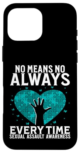 Support Sexual Assault Awareness Gifts Women Teal Ribbon �X�}�z�P�[�X iPhone 16 Pro Max �p
