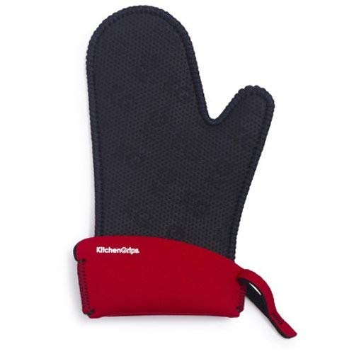 Kitchen Grips Chef's Mitt, Small, Black/Cherry by Kitchen Grips - Image 4