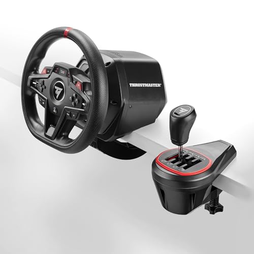T248R Shifter Pack - Volante Force Feedback (3,1 Nm), Cambio TH8S e Pedaliera T3PM, Compatibile con PS5, PS4 e PC - Controller - Immagine 5