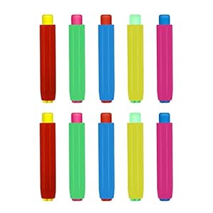 TOYANDONA 10 Pcs Krijt Clip Houder Krijt Clips Plastic Twistable Krijt Tekening Schrijven Gereedschap Krijt Houder Voor…