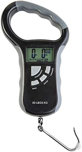 Ozark Trail 50 lb Electronic Fish Scale with digital display showing 0.00