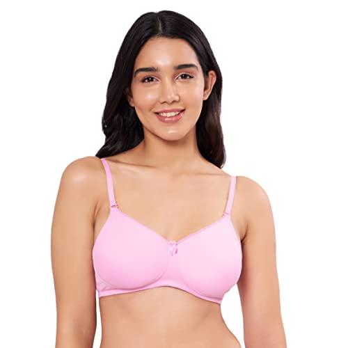 Image of Amante Solid Padded Non-Wired Full Coverage T-Shirt Bra