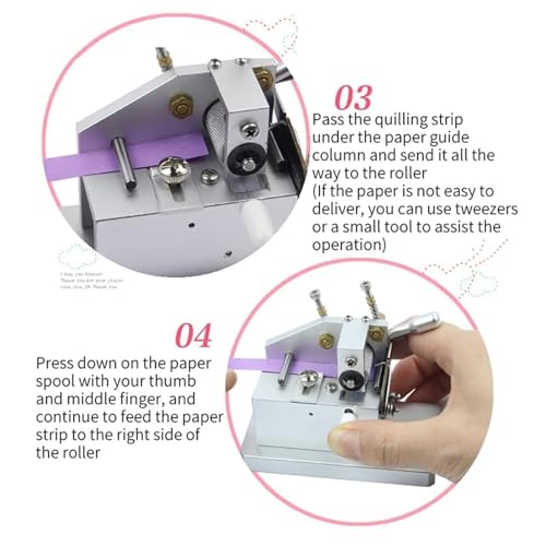 2026 Upgraded Manual Quilling Machine, Adjustable 0.3-4MM Width, 5-20CM Cutting, Perfect Tool for DIY Paper Art, Craft Projects & Handmade Tassels