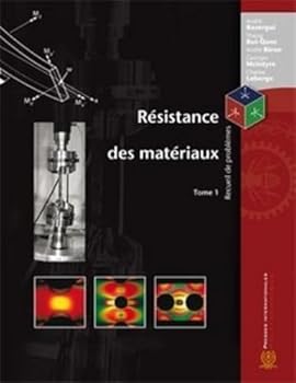 Paperback Résistance des matériaux - Recueil de problèmes, tome 1 [French] Book