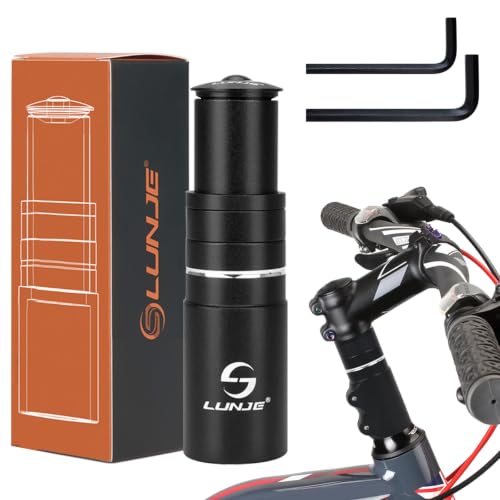 ROADNADO Bike Stem Riser Handlebar Extender 115/135/150/180mm for 1-1/8" 28.6mm Fork Lightweight Aluminum Alloy Bike Handlebar Extender for Mountain Road Bike MTB (115mm)