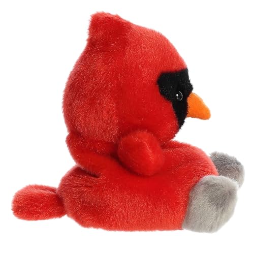 Aurora® Festive Palm Pals™ Louis Cardinal Stuffed Animal - Fun Collectible Plush for Kids and Adult Collectors - Perfect for Decorating Rooms and Birthday Gifts - Red 5 Inches by Aurora - Image 4