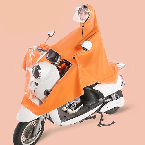 Capa de Chuva para Bicicleta Elétrica, Poncho de Chuva Leve à Prova D'água, Capa de Chuva Respiráve