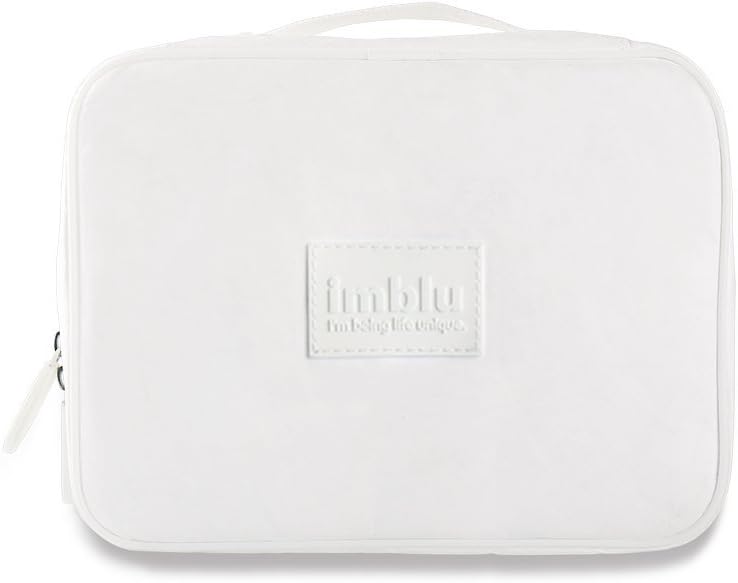 Multi-Functional Toiletry Bags For Womens, Protable Hanging Mens Camping Wash Bag, Waterproof Make-up Storage Bag, Ultralight Ladies Cosmetic Bags Perfect for ravel Size Toiletries, Snowy White, Large