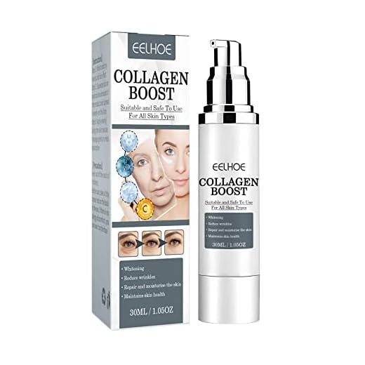 30ml Crema Hidratante Facial Mujer, Elastina y Colágeno, Crema Facial de Día Hidratante, Crema Facial Hidratante de Noche/Crema Antiarrugas, Crema Hidratante Corporal, Para Piel Normal o Seca