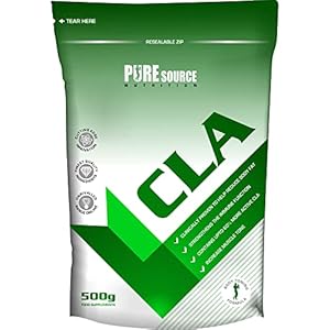 Pure Source Nutrition CLA 500g Pure Conjugated Linoleic Acid Powder Keto Weight Loss Supplement CLA