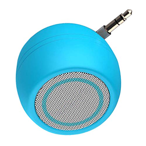 LOVIVER Mini Alto-falante Portátil 3W 3,5mm AUX Jack Music Player De áudio - Azul