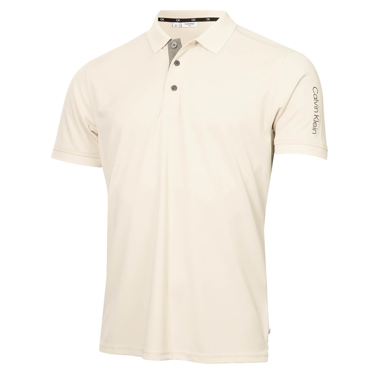 Calvin Klein Mens Club Golf Polo Shirt - Turtledove - XXXL
