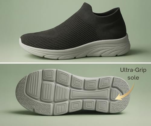 Image of Kraasa ProRider Running Shoes for Men | Walking & Gym Shoes with Max Cushion Technology | Lace Up Sneakers for Men