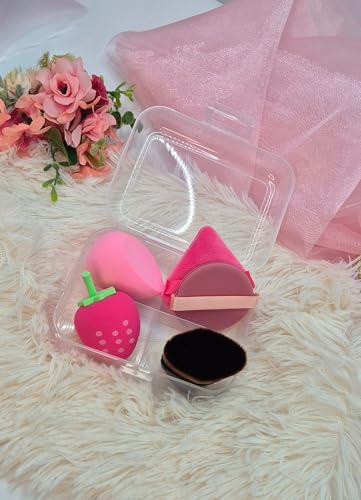 Kit Completo de Maquiagem: Esponjas e Pincel Mágico para Aplicação Impecável e Acabamento Profission