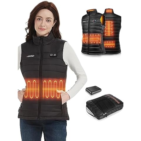 Gokozy Women's Heated Vest with Battery Pack Cover