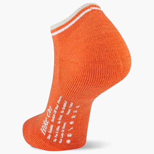 Image of Merrell womens 1 Pack Zoned Low Cut Light Hiker Hiking Socks, Onyx