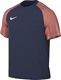 Nike Herren M NK DF Academy JSY SS T-Shirt, Midnight Navy/Hyper Crimson/White, L