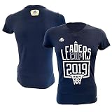 camisetas de basket para mujer Ligero Liga Nationale de Basket - Camiseta Oficial para Mujer, diseño de Leaders Cup 2019, Color Azul, Mujer, TSHIRTLCBLEUF, Azul, Extra-Large