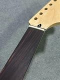 6 String Rosewood Fretless Natural wood color Maple Electric guitar neck gloss