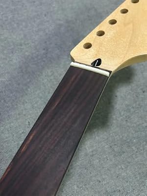6 String Rosewood Fretless Natural wood color Maple Electric guitar neck gloss