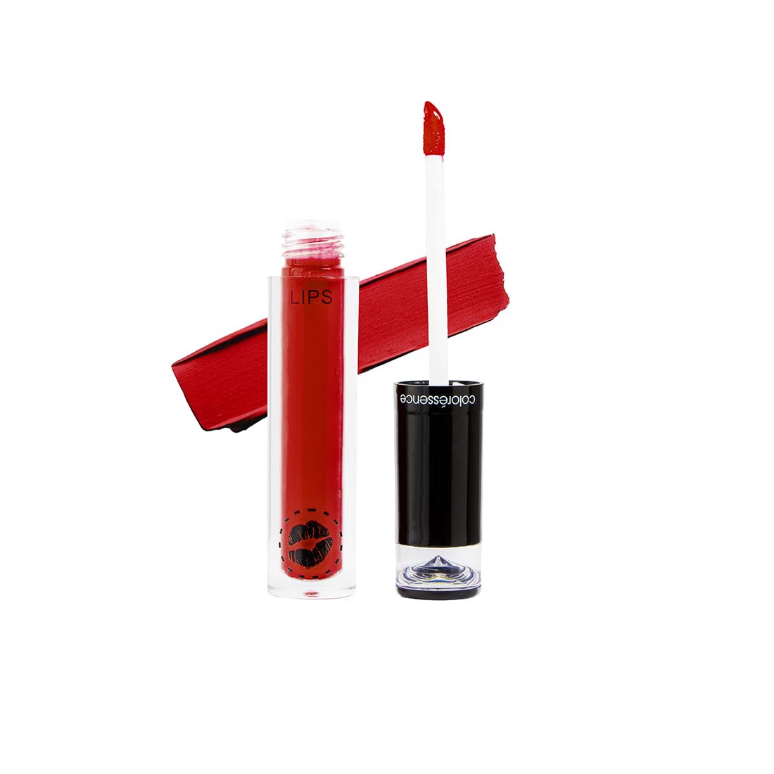 Coloressence Lipstay Transferproof Liquid Lipstick for Intense Matte Lips that Stays for 12+ Hours | Liquid Lip Color With VelVet Matte Finish| Smudge Proof Lipstick- LTP-7, 4 ml (Red Splash)