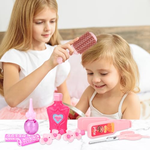 Hapgo HEUSTG024 Girls Beauty Salon Set, Doll Head Hair Stylist Toy Kit thumb #4