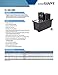 Little Giant VCL-24ULS 115 Volt, 1/18 HP, 270 GPH, Automatic Condensate Removal Pump with 1-Gallon Tank and Safety Switch, 6-Ft. Cord, Black, 553201