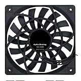 Pasotim Mute 120mm 12cm PWM Cooling Fan Slim 12mm,New 120X120X12mm DC 12V 0.20A 1400RPM Computer PC Case Chassis Quiet