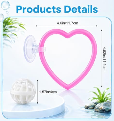 5 Pack Pink Fish Tank Decor, Pink Fish Tank — 사진 2