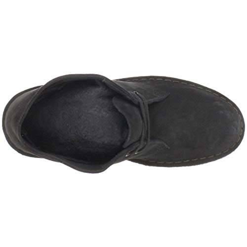 Image of Clarks womens Desert boots, Black Suede, 11 US