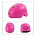 Weanas Helmets for 5-14 Years Kids Youth Adjustable Sports Protective Gear Set, Cycling Skating Safety Pad Safeguard (Helmet Knee Elbow Wrist Pads) (Pink Helmet Set, S (5-8years))
