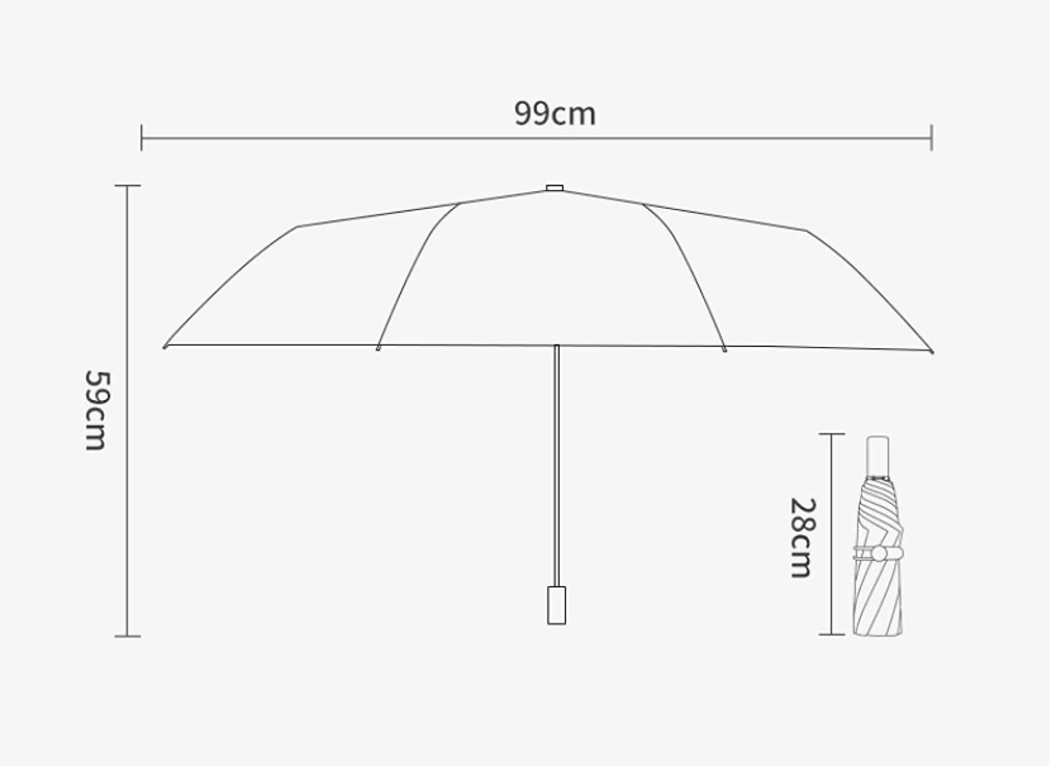 Parasol Damski Składany parasol podróżny wodoodporny dwuwarstwowy krem ​​​​do opalania, parasol słoneczny podwójnego zastosowania kobieta mocny wiatroodporny przenośny Parasolka Kobieca