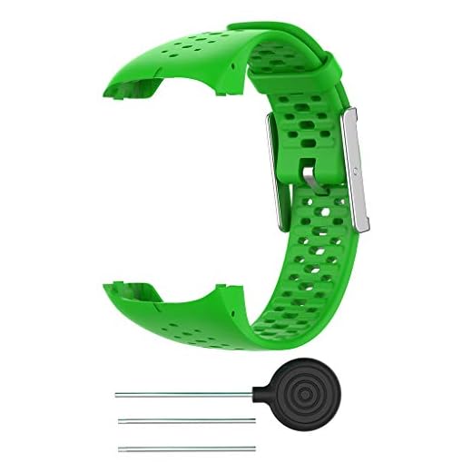 YUYAN Smart klocka silikon armband för Polar M400 M430 andas bekvämt ersättningsarmband med verktyg