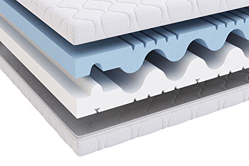 Amazon Basics Hochelastische Wendematratze, Mittel Fest (H3) and fest (H4), 160 x 200 x 20 cm, Weiß – Bild 6